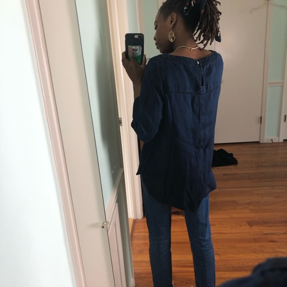 Soft Surroundings Denim Tunic - Picture 3 of 4